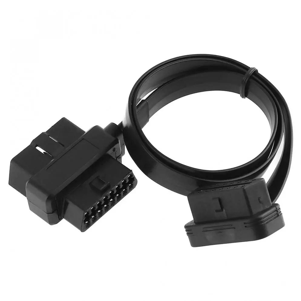 3 в 1 OBD II 90 градусов L Тип 16 контактный штыревой разъем для двойной 58 см Расширенный