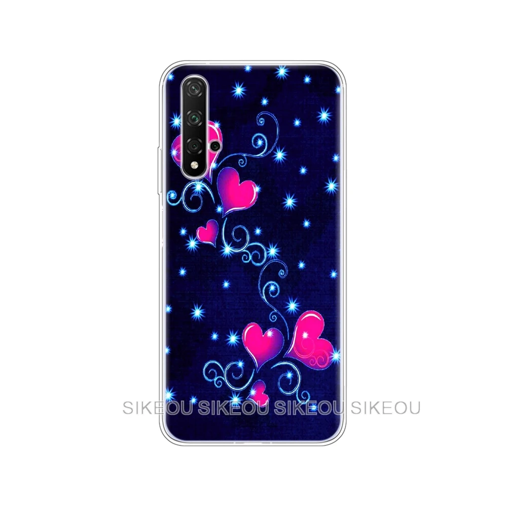34605 Чехол на Honor 20, силиконовый чехол на заднюю панель, чехол для телефона huawei Honor 20 Pro Lite Honor20 YAL-L21 YAL-L41, роскошный мультяшный рисунок - Цвет: 34605