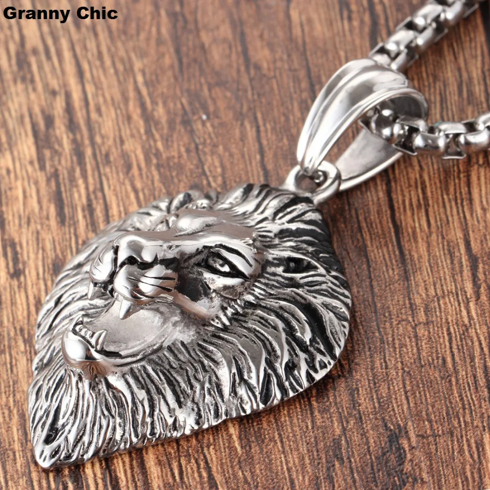 Мужское ювелирное изделие хит продаж серебряное готическое ожерелье из