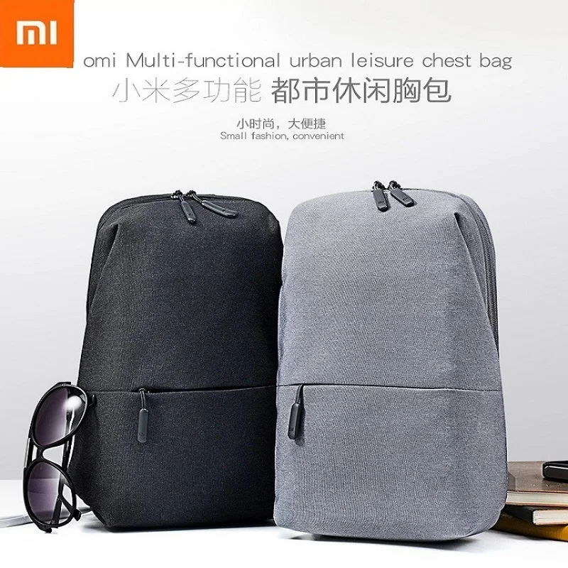 Оригинальный рюкзак Xiaomi слинг сумка для отдыха нагрудный пакет маленький размер