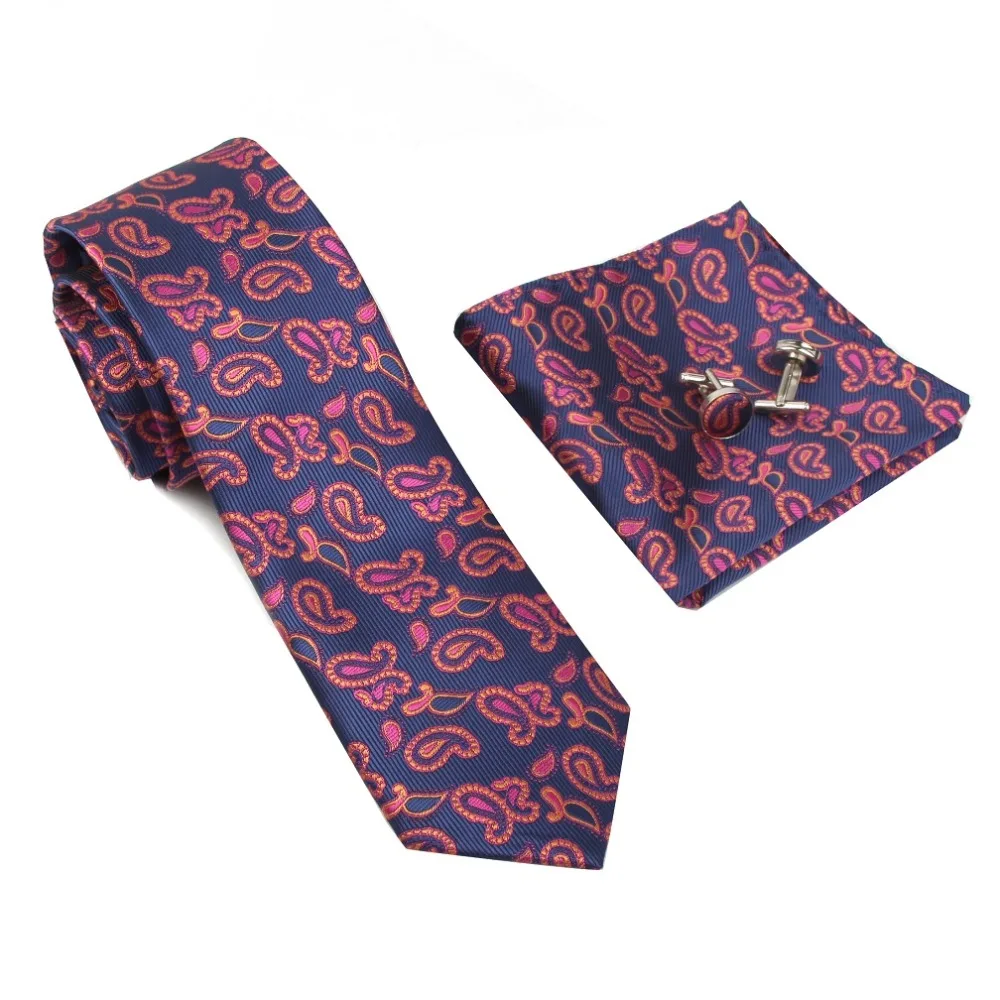 HOOYI модный новый тонкий шейный галстук набор Цветочные Галстуки для мужчин