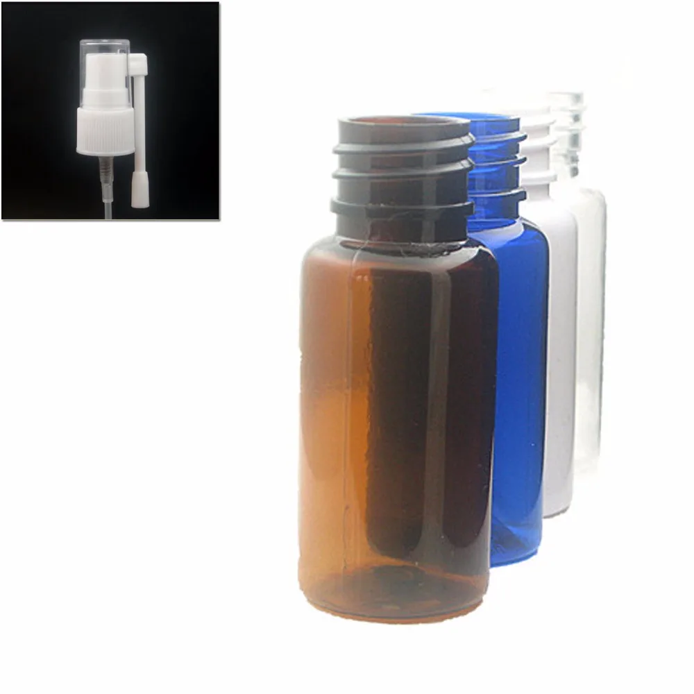 15 мл пустой Янтарный/прозрачный/белый/синий пластиковый вращающийся назальный