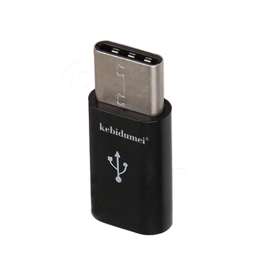 Мини конвертер Kebidumei с разъемом типа C USB 3 1 папа Micro адаптер для Macbook Nokia N1 OnePlus 2 Letv One