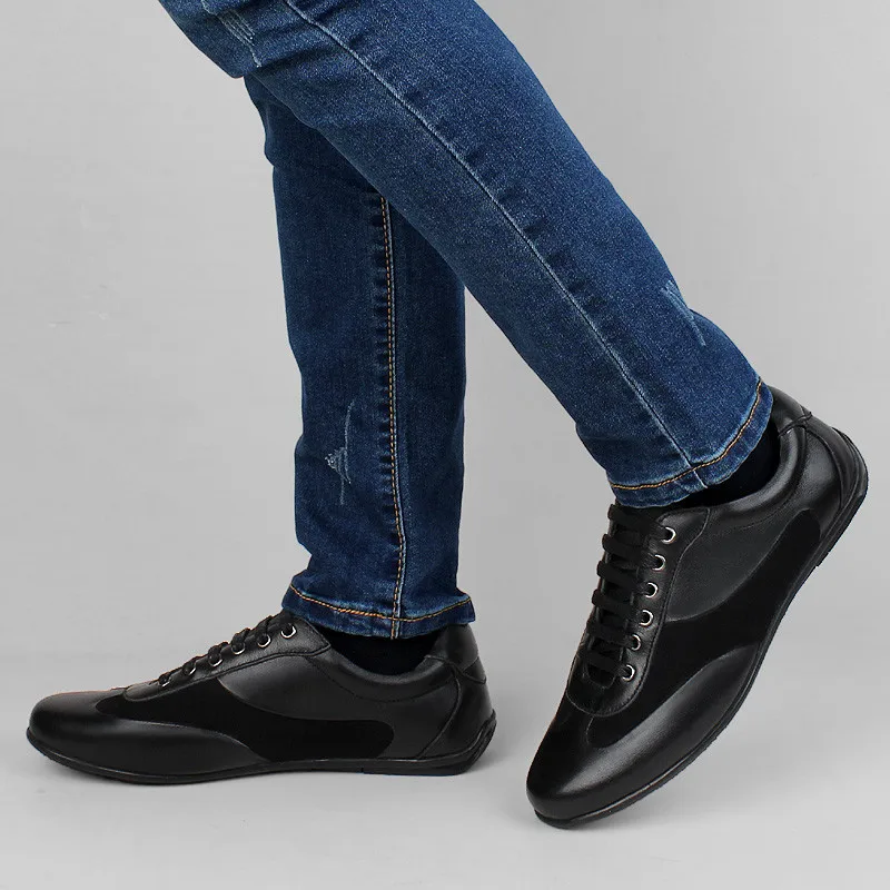 

27-68 Genuine Leather Men Shoes Casual Breathable Casual Shoes Men Large Plus Size
