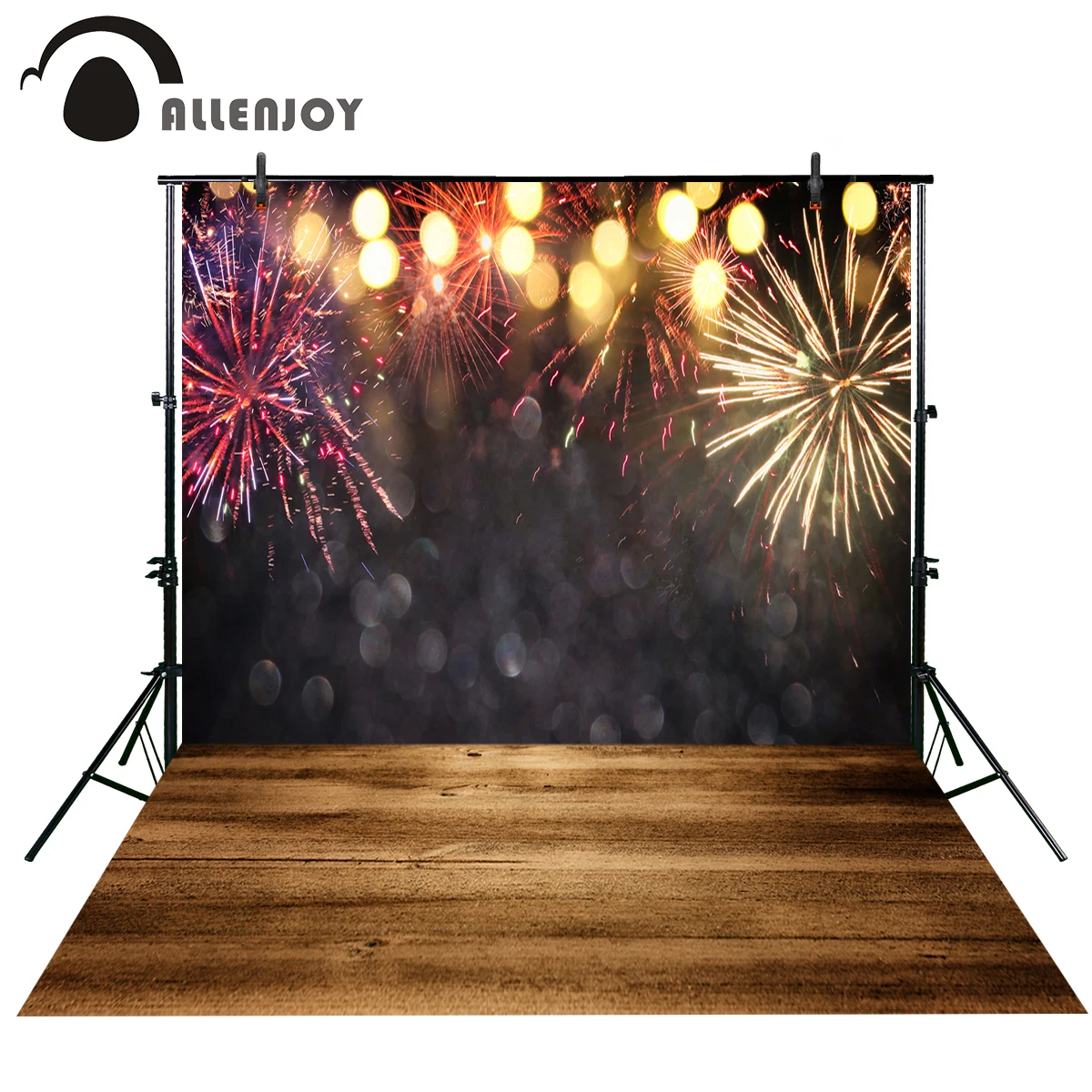 Allenjoy фотографический фон ночной праздник семейная Вечеринка фейерверк с новым