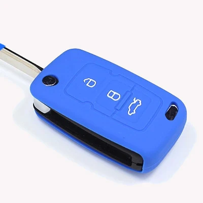 Darkblue Чехол для автомобильного ключа, защитный Складной автомобильный ключ для Geely Emgrand EC7 EC718 EC715 Global Hawk GX7, 5 цветов, аксессуары для стайлинга автомобилей - Название цвета: Darkblue