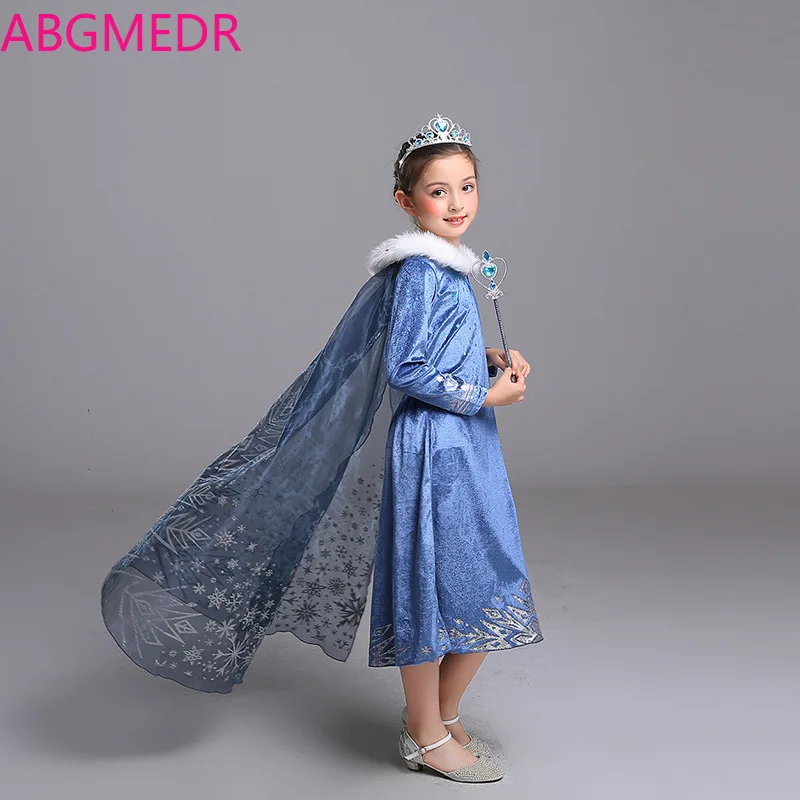 Kids Dresses for Girls Princess Costume Winter Dress Elsa Clothes Children New Years Eve Fashion 2019 | Детская одежда и обувь