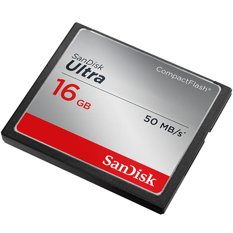 Оригинальная карта памяти SanDisk 16 ГБ CF подходит для ультракомпактной флеш карты 50