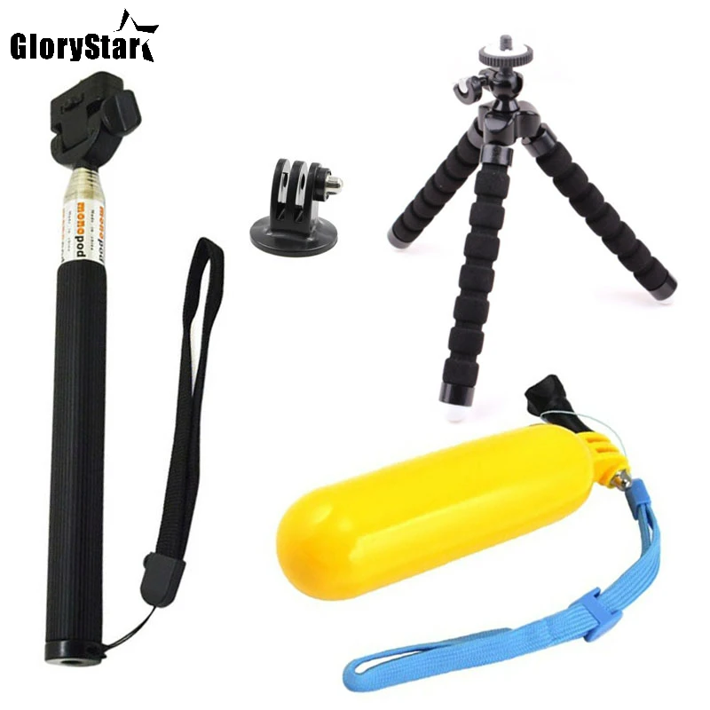 GloryStar для Gopro аксессуары 90 градусов штатив крепление для Gopro Hero 4 3 Xiaomi Yi Sjcam Sj4000 Sj5000 Sj7000 Экшн-камера