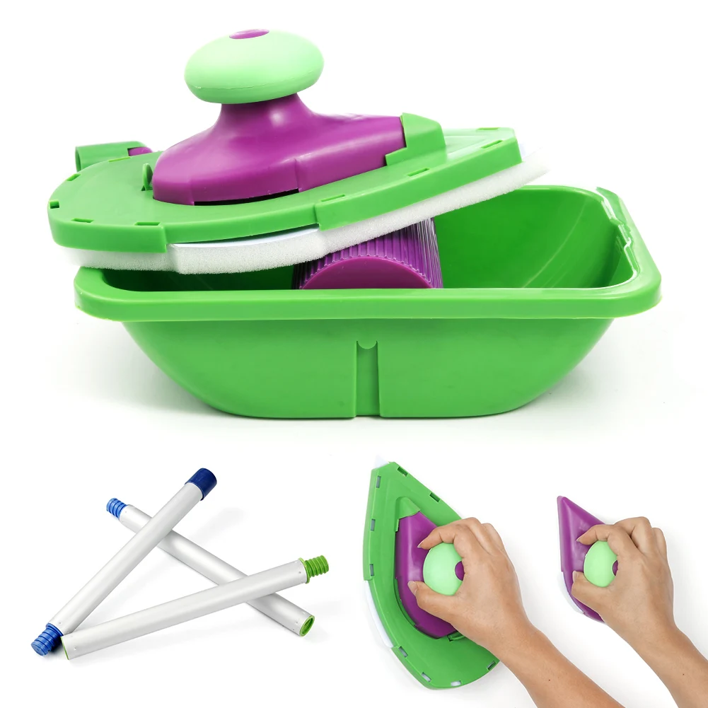 Хит! Набор роликовых и поддонов для точечных малярных кистей декоративные