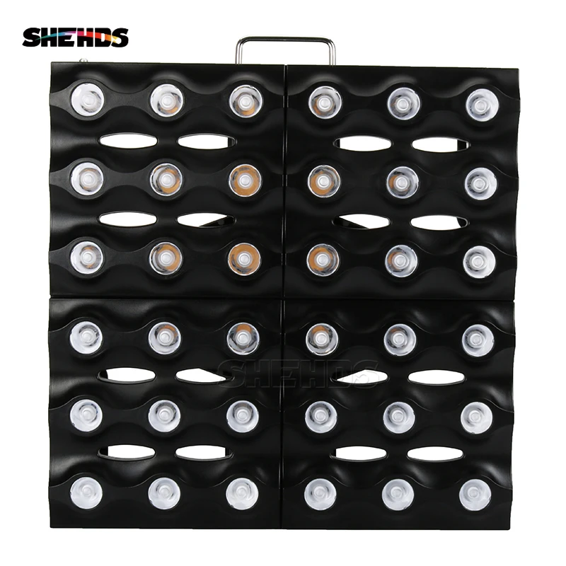 Светодиодный, матричный, 36x3 Вт, золотой цвет, DMX512, сценический эффект, освещение, хорошо подходит для диджея, дискотеки, вечерние, танцевальные, для клубов, баров и свадебных украшений