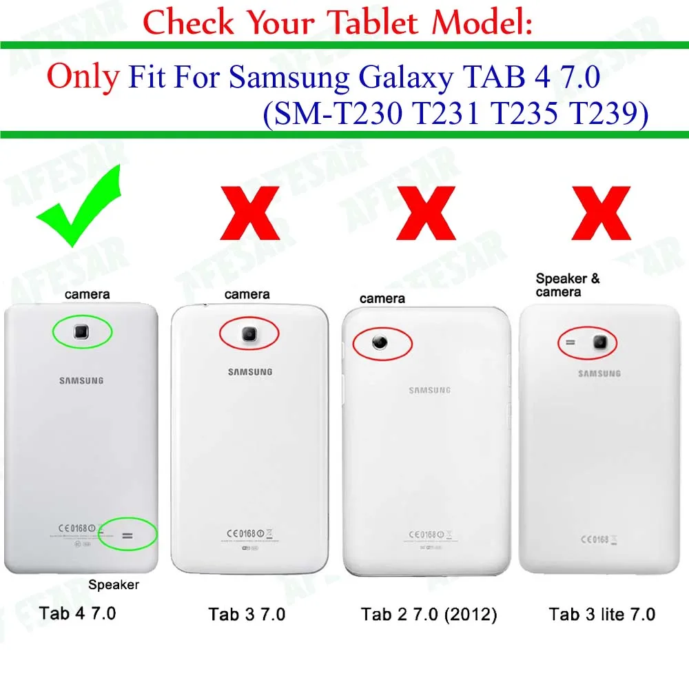 Смарт-чехол Tab 4 7 0 T230 T231 T235 T239 ультратонкий умный чехол-книжка для Samsung Galaxy VE чехол