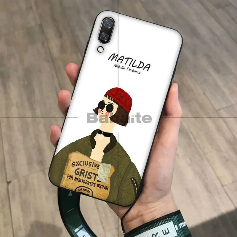 Черный чехол для мобильного телефона Babaite Leon Matilda Natalie Portman Movie Huawei P9 P10 Plus Mate9 10 Mate10