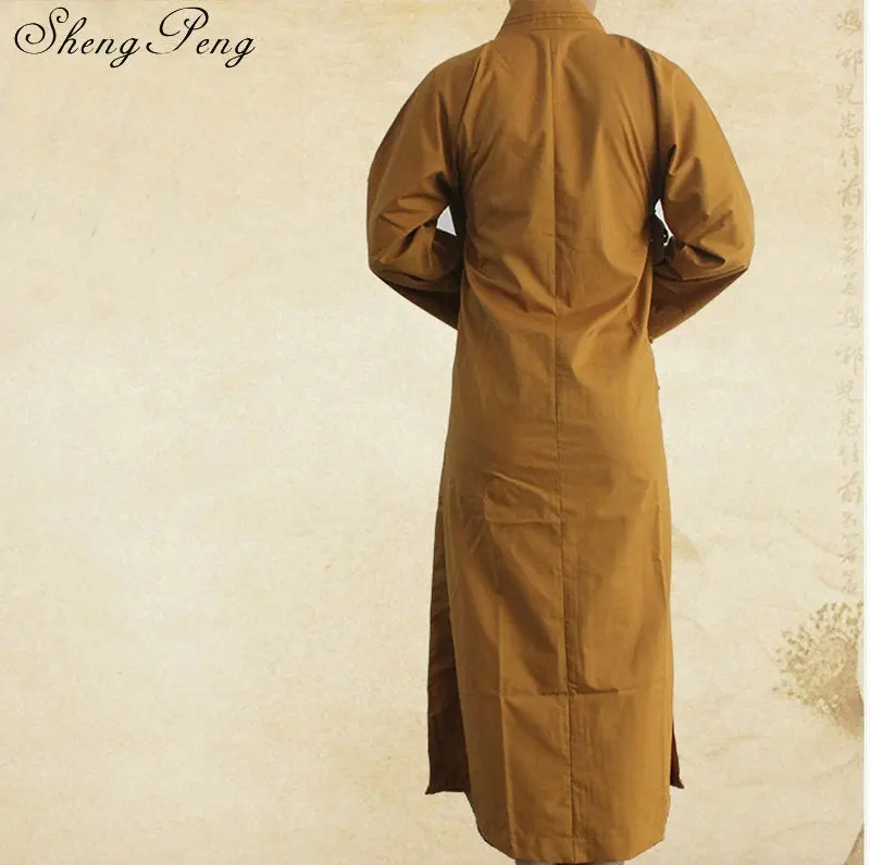 Одеяния буддийских монахов китайский шаолиньский монашеские одежды мужчин