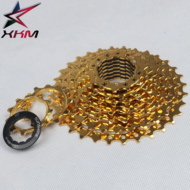 

Горный фонарь SUNSHINE Gold, горный шоссейный велосипед, 9 скоростей, 11-32T, маховик, корпус, устойчивый к истиранию, свободное колесо