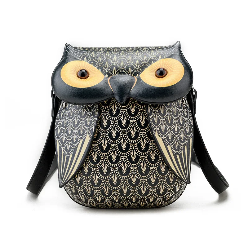 Новая сумка через плечо с 3D рисунком совы|print bag|leather crossbody bagcrossbody bag |