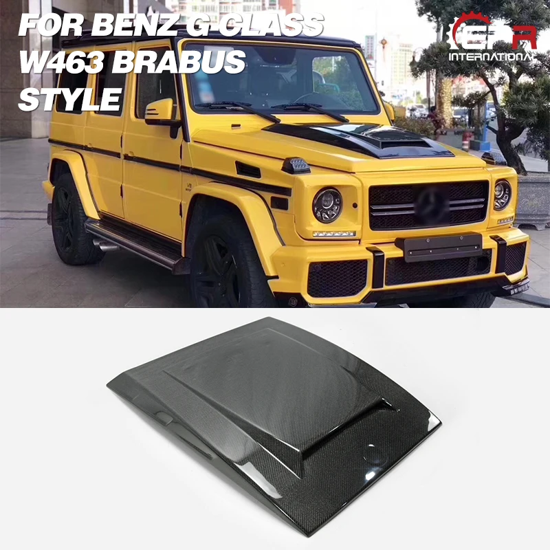 Карбоновый капот для BENZ W463 G Class BRS style карбоновый капот Ventd Body Kit Отделка тюнинг аксессуары для W463 гоночная часть
