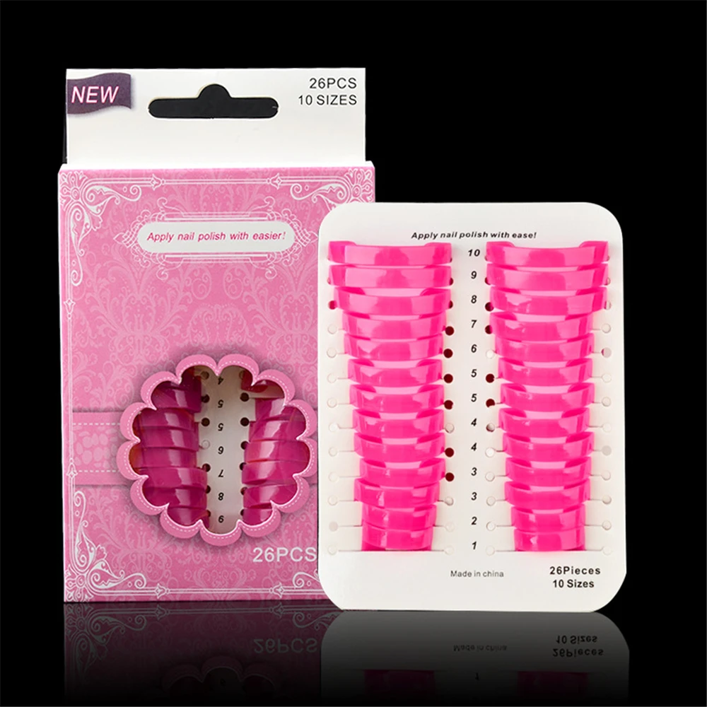 

26Pcs/Pack Gel Nail Polish Protector Creative Spill-Resistant Manicure Tools for Finger Cover Nail Polish Gel Shield Protector