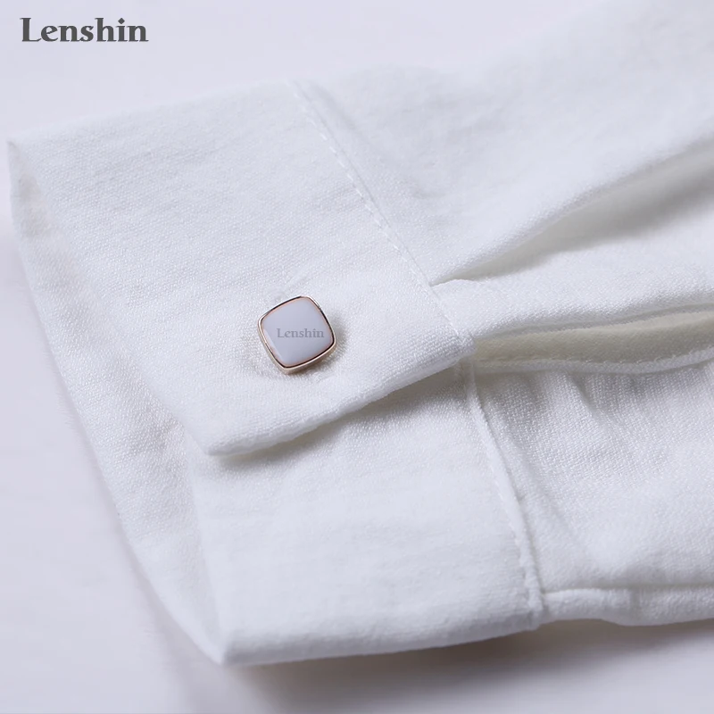 Lenshin мягкая и удобная рубашка дышащая белая блузка женская одежда Повседневный