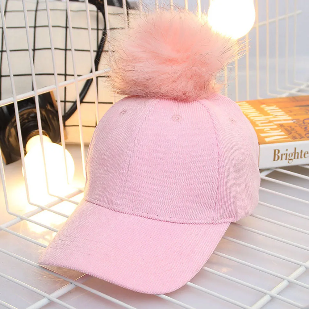 pink 808 Новая мода, женская замшевая Кепка из искусственной кожи, регулируемые бейсбольные кепки, одноцветная хип-хоп зимняя Осенняя теплая Кепка, женская шапка - Цвет: pink 808