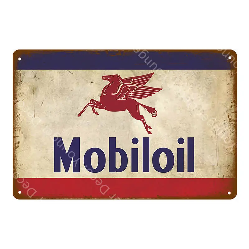 YD6602G Mobil Racing масло металлические знаки мобильное масло мобильный газ ВИНТАЖНЫЙ ПЛАКАТ для паба бар автомобиля гаража АЗС Декор стены дощечки с рисунком - Цвет: YD6602G