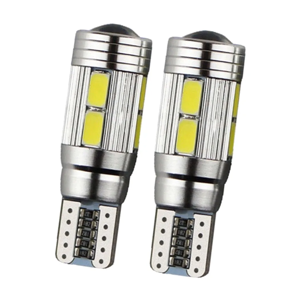 YSY T10 10 SMD 5630 LED объектив проектора автомобильные Габаритные фонари W5W 10SMD 5730