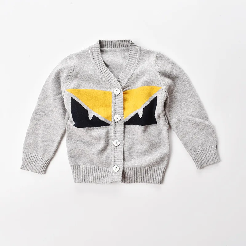 Baby sweater 2019 kids Long Sleeve cardigan for boys Children winter Toddler Knitted jumper Tops | Мать и ребенок