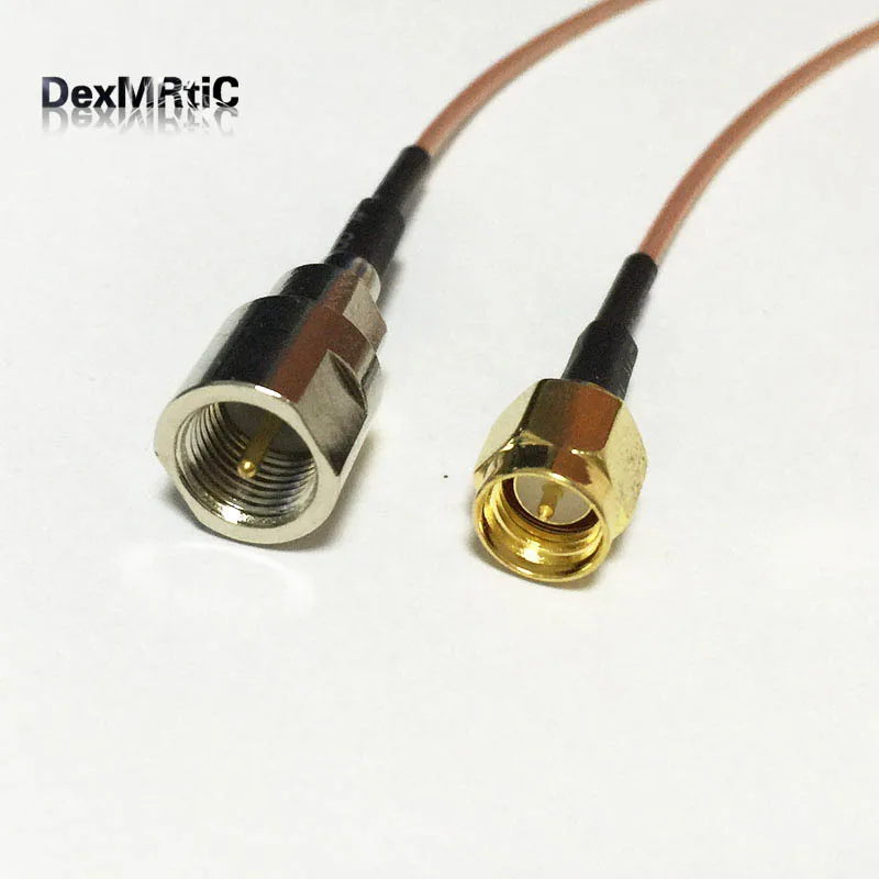 1 шт. коаксиальный кабель с разъемом SMA типа папа на Коннектор FME RG178 15 см/50 см/100