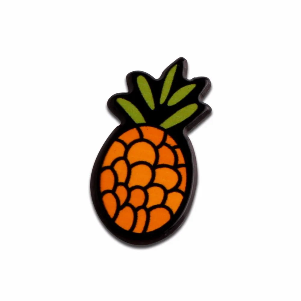 LF/20 шт. акриловая желтая украшение в виде ананаса ремесла Кабошон с плоской