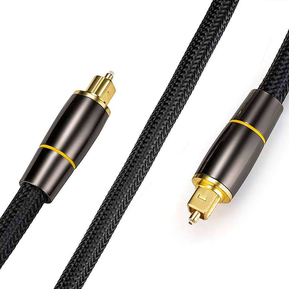 Цифровой оптический аудио кабель 1 м 2 3 SPDIF коаксиальный 5 канал для усилителей Blu