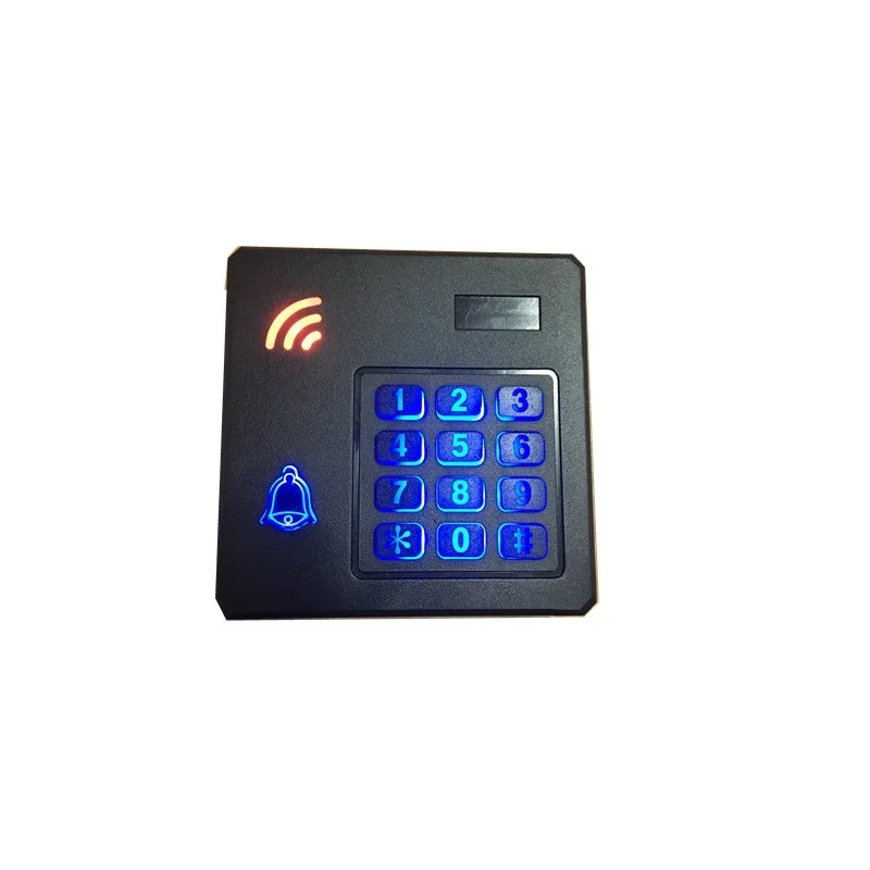 IC with key button Водонепроницаемый Бесконтактный RFID 125 кГц 13,56 МГц ID IC Wiegand Wg26 Wg34 кардридер для системы контроля доступа - Цвет: IC with key button
