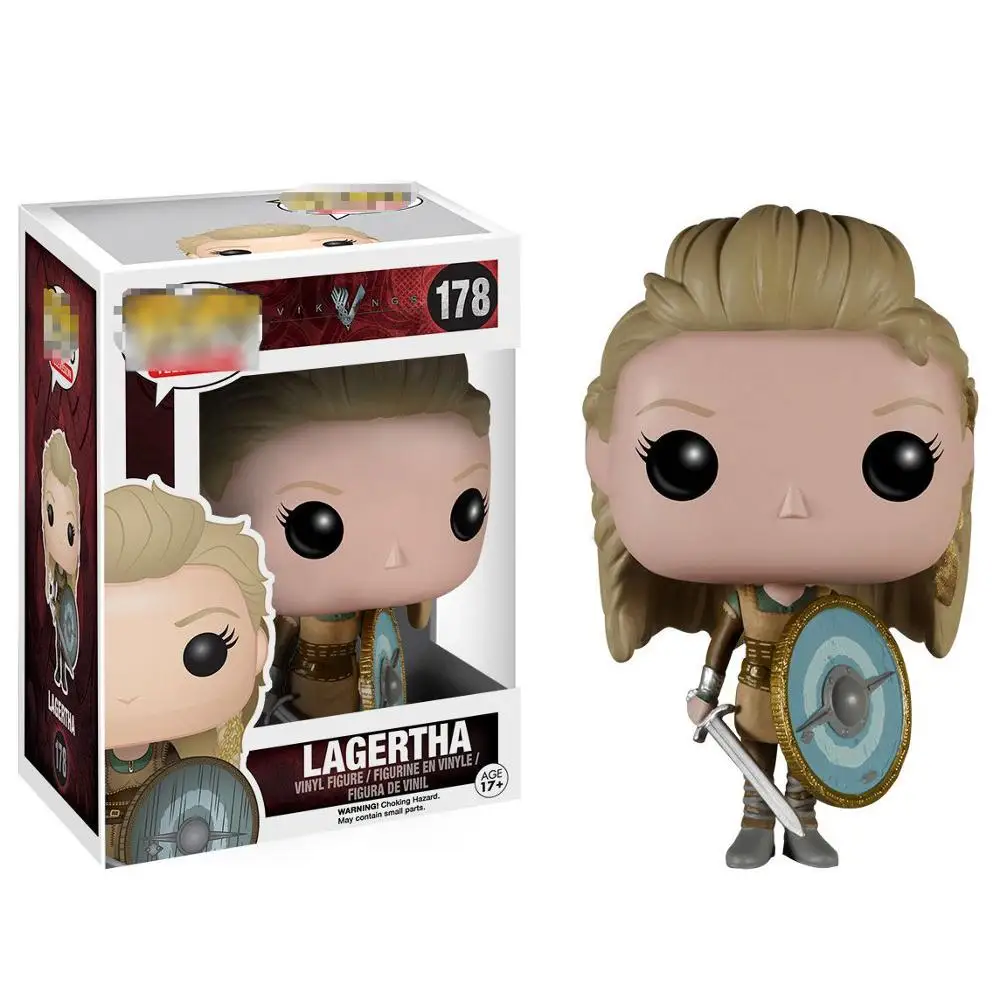 Фигурка героя FUNKO POP Vikings Ragnar Lothbrok и Lagertha модель Funco 177 178 # коллекционные фигурки