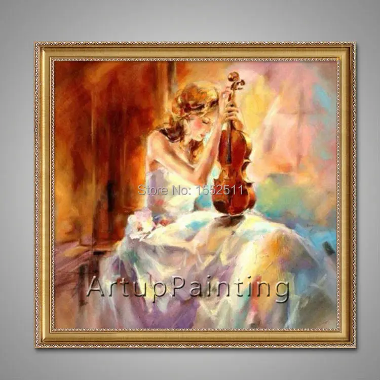 Испанский танцор фламенко живопись Латина женщина масляная на холсте Высокое