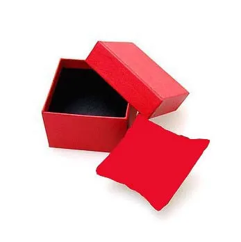 Elegant pure color Paper Present Gift Box Case For Jewelry Watch Red or Black 2 Colors Available | Наручные часы
