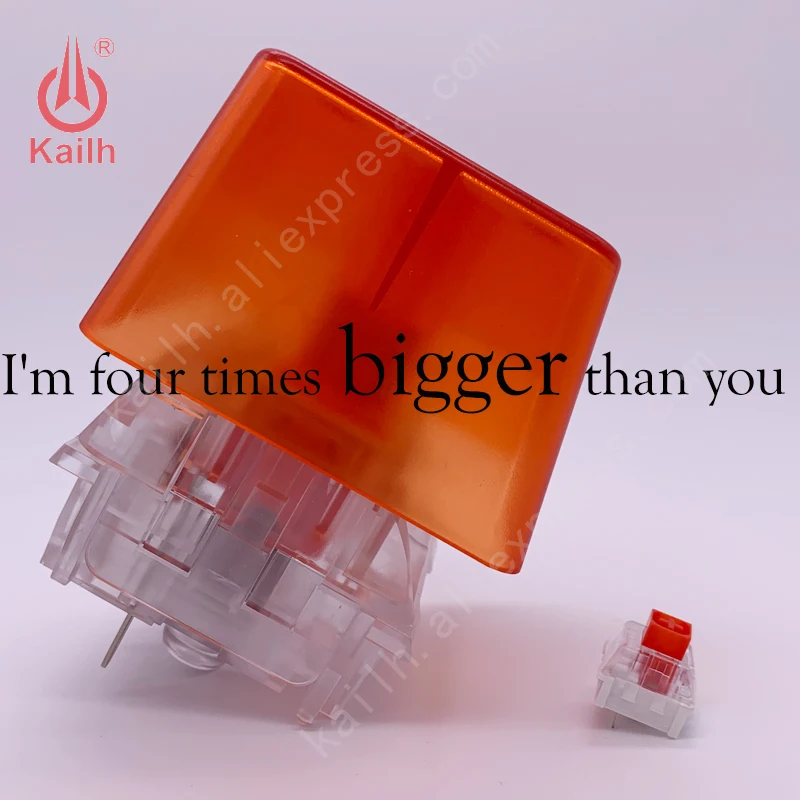 

Kailh The Big Switch Series four times the size of the BOX mechanical keyboard Switch with big keycap