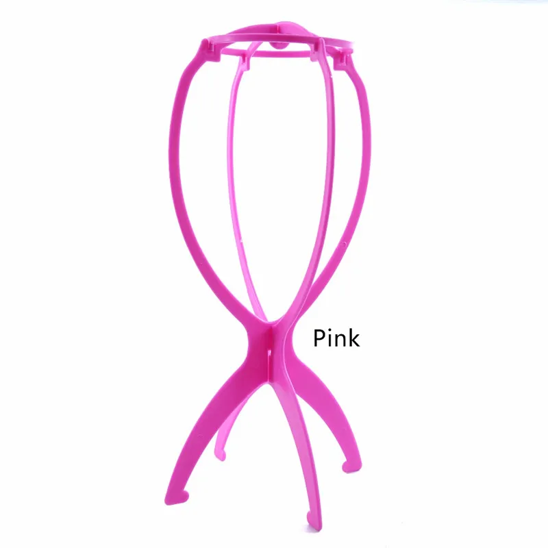 Colorful Ajustable Wig Stands Plastic Hat Display Head Holders 18*36 cm Mannequin Head/Stand Portable Folding Stand | Шиньоны и парики