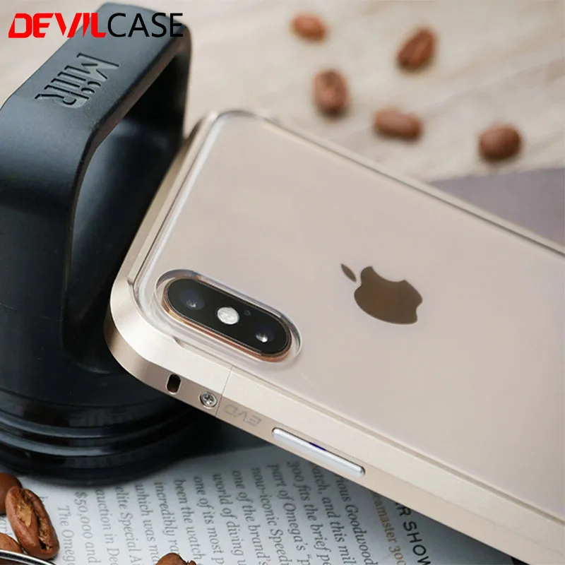 DEVILCASE Type One EVO бампер для iPhone XS Max 6 5 дюймов рамка + прозрачная задняя защита панели