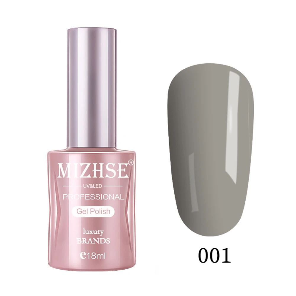 MIZHSE матовое верхнее покрытие УФ-гель для ногтей Matt Top Vernis не протирать УФ-гель лак основа лак Shilak Nail Art Длительное Действие 18 мл - Цвет: Khaki001