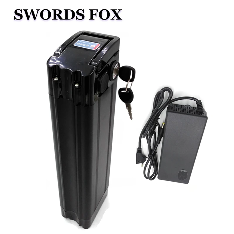 

SWORDS FOX 48V 15Ah Black fish 750W 1000W Ebike 30A BMS Top discharge port telectric bike lithium battery 48v battery