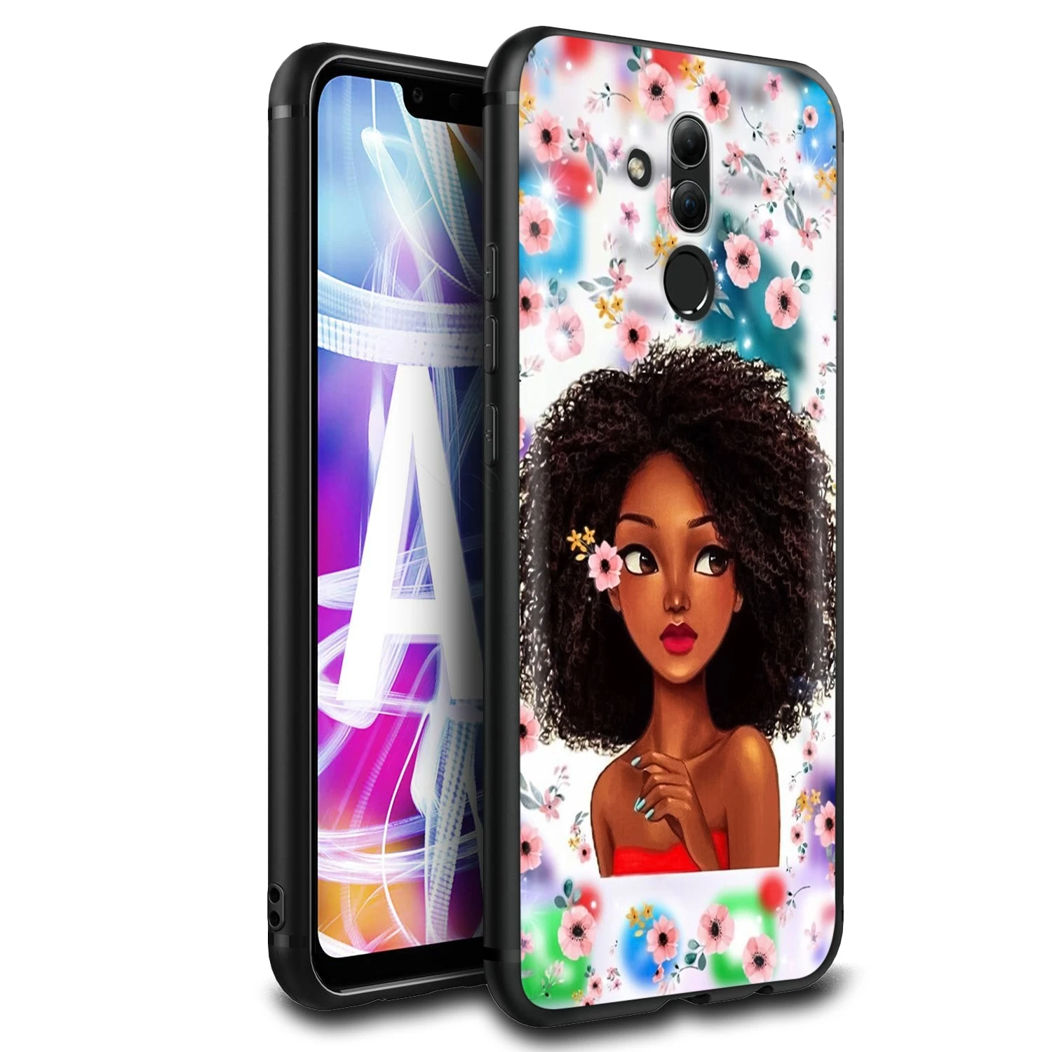 Lavaza Черный Девушка волшебный меланин поппин чехол для Huawei Honor 10 9 8 8x 8c 7x 7c 7a Note Nova 3 3i