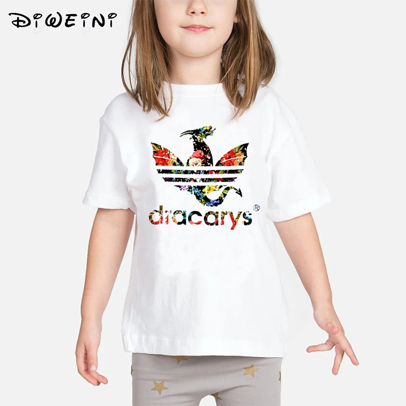 Детская футболка Dracarys с героями игры престолов мать драконов брендовая одежда