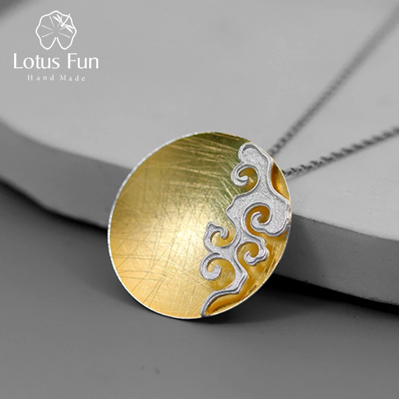 Lotus весело Настоящее 925 пробы серебро ювелирные украшения творческий дизайн Peace