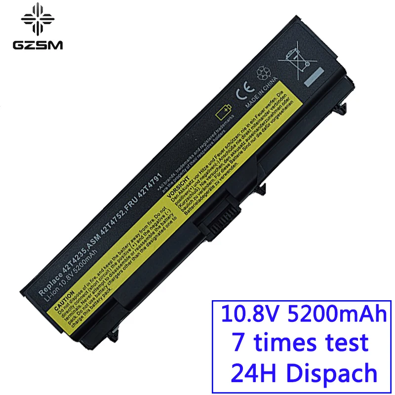 Аккумулятор GZSM для ноутбука Lenovo E40 батарея T410 L412 L420 L421 L510 L520 SL410 SL510 T420 T510 T520 W510|battery