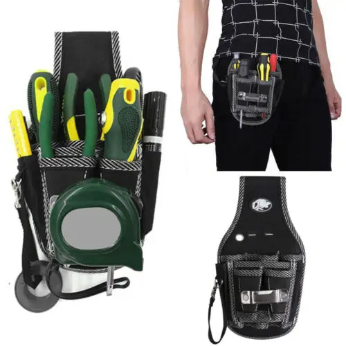 Популярная сумка для инструментов электрика нейлоновая тканевая поясная