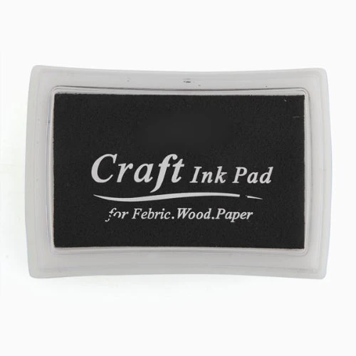 

Sweet Center Black Ink Pad Inkpad Rubber Stamp Finger Print Craft Non-Toxic Baby Safe drop shipping