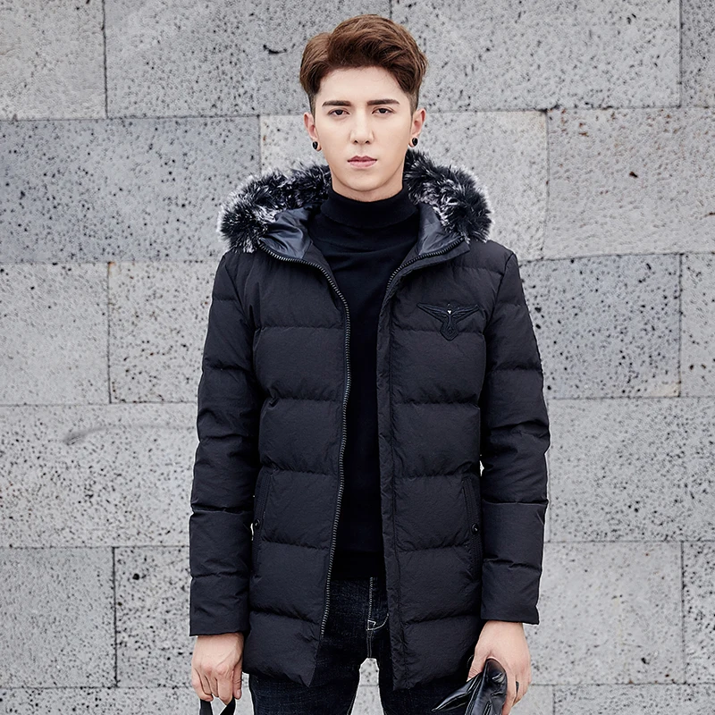 

Black Long Warm Outwear Parkas Hooded Gray red Softshell Men's Winter Jacket Man fashion cotton Trench Coat Ultralight Parkas