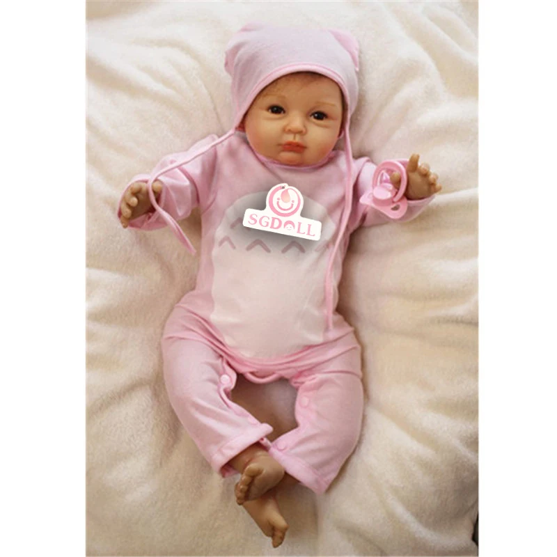 55 см/22 дюймов винил Куклы Reborn Baby ручной работы Мягкие силиконовые Реалистичная