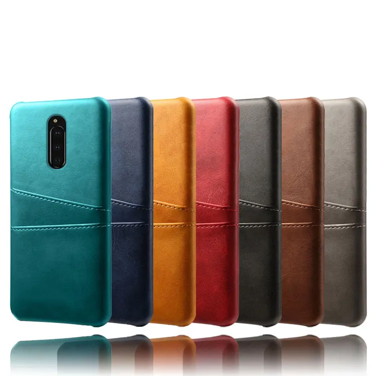 Кожаный держатель для карт чехол для телефона для sony Xperia C4 C5 C6 L1 L3 M5 X Compact XA Ultra XA1 Plus XA2 XA3 Ultra XP L2 чехол для телефона