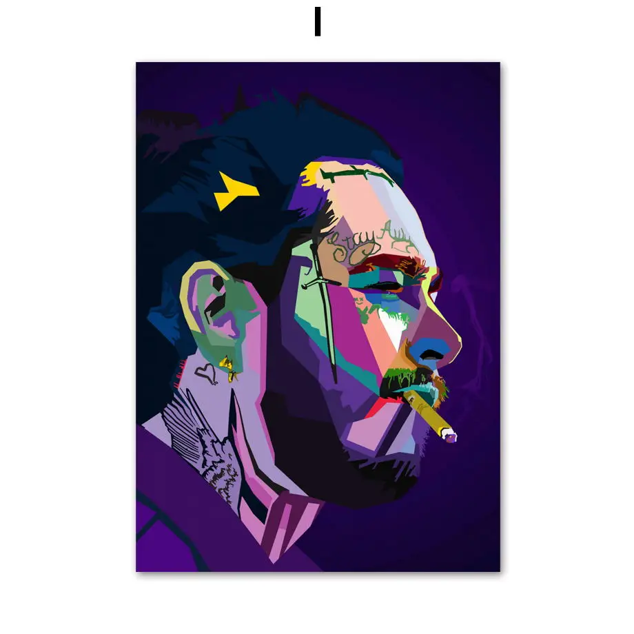 I Lil открытым, рэпер Тайлер XXXTentacion Wall Art Холст Картина Nordic Плакаты и принты настенные картины для Декор в гостиную - Цвет: I
