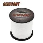 Плетеная леска для ловли карпа, 100 м-2000 м, белый шнур, 4 пряди, Полиэтиленовая леска 6-100 фунтов, морская соленаяПресноводная рыболовная леска, леска